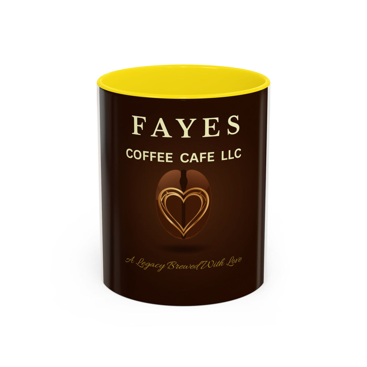 Fayes Coffee Cafe Accent Coffee Mug (11, 15oz)