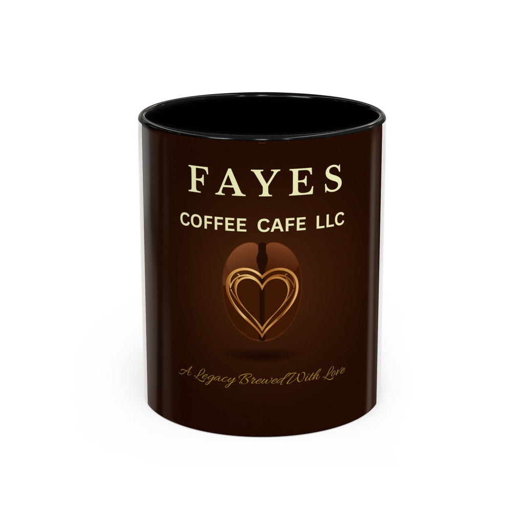 Fayes Coffee Cafe Accent Coffee Mug (11, 15oz)