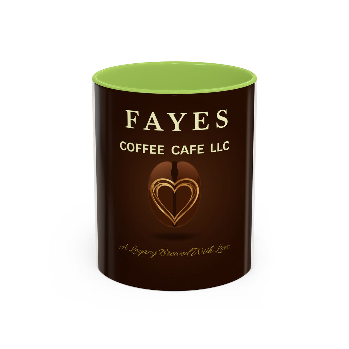 Fayes Coffee Cafe Accent Coffee Mug (11, 15oz)