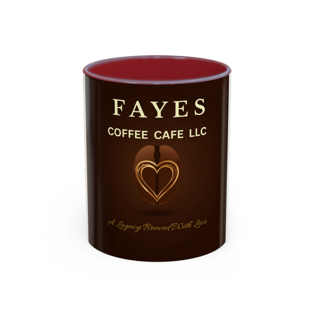 Fayes Coffee Cafe Accent Coffee Mug (11, 15oz)