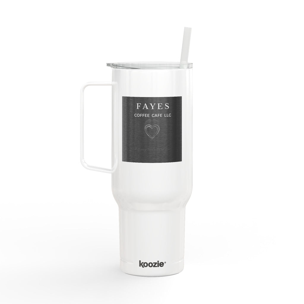 Engraved 40oz Insulated Tumbler with Lid — Personalized Coffee Travel Mug